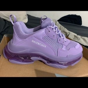 Balenciaga Purple Shoes